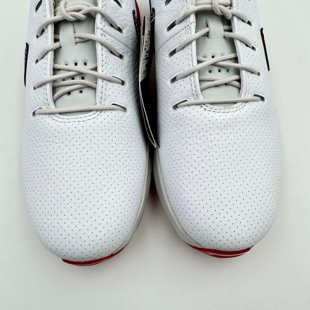 新品✨Nike ゴルフシューズ　白色　赤色　24.5cm