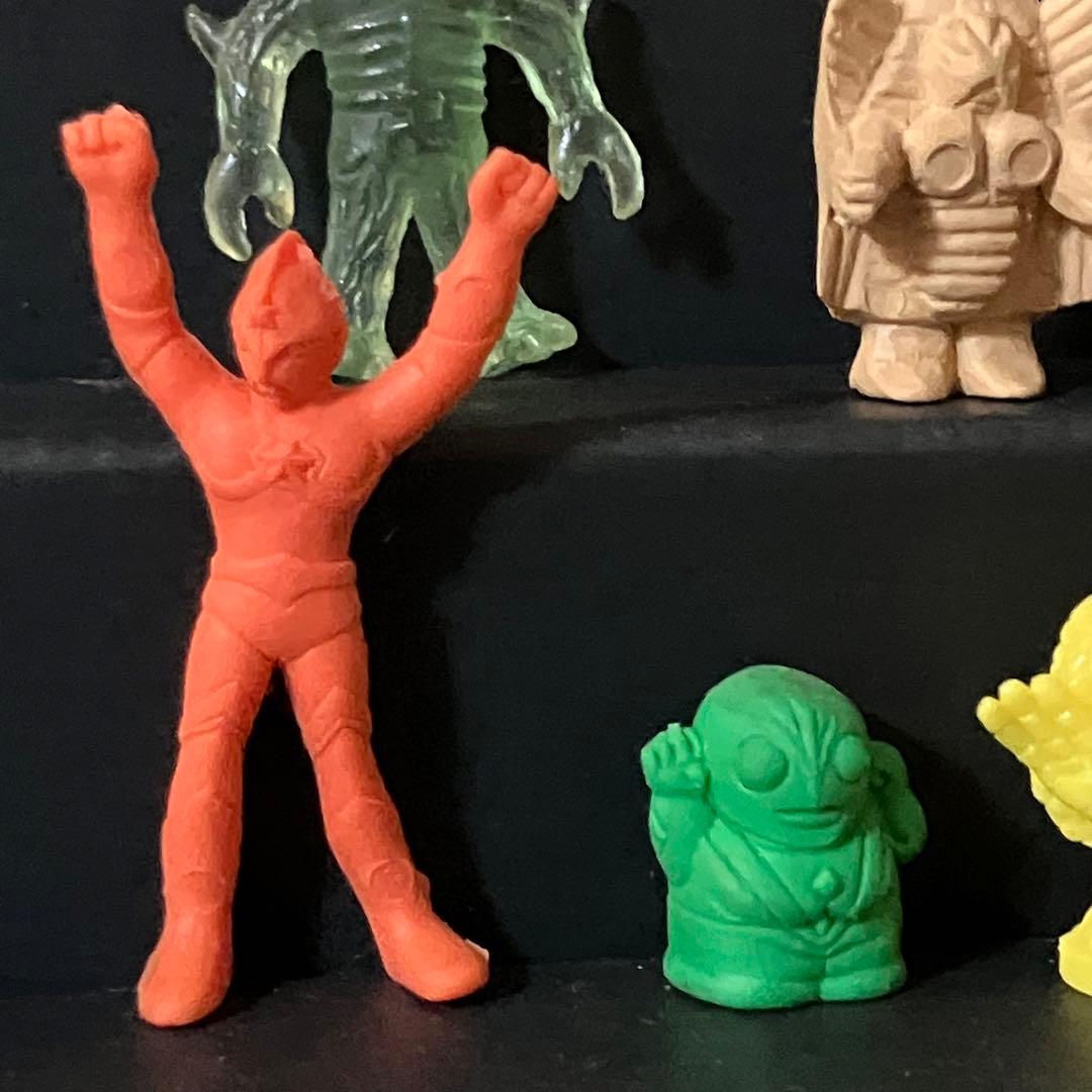 当時モノ 特撮 怪獣怪人系 消しゴムセット ウルトラマン ミラーマン