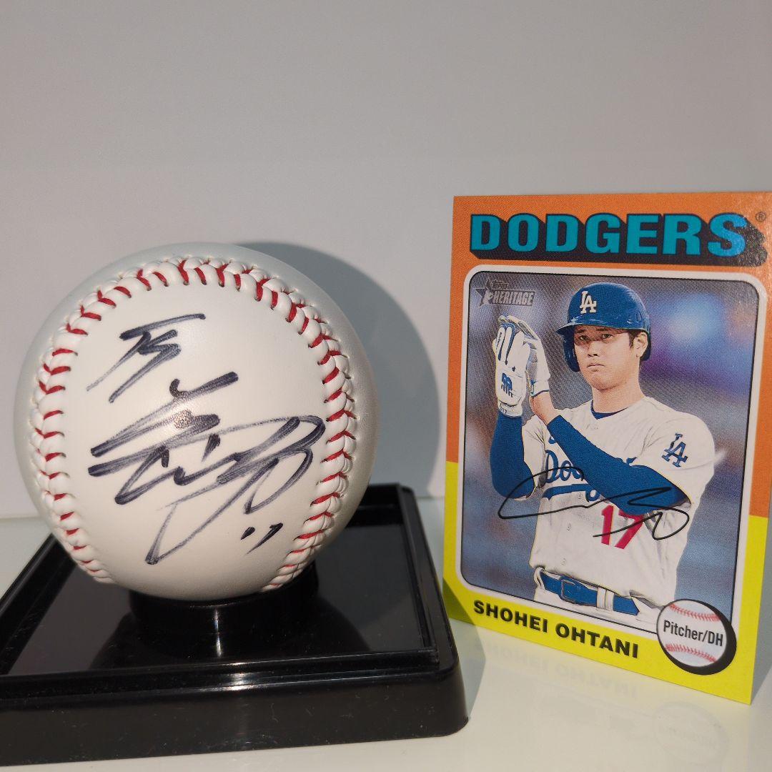 大谷翔平直筆サインボール、プリントサインカード 大谷翔平 直筆サイン入り『ボール』2022 - 国内外の優れた伝統工芸品