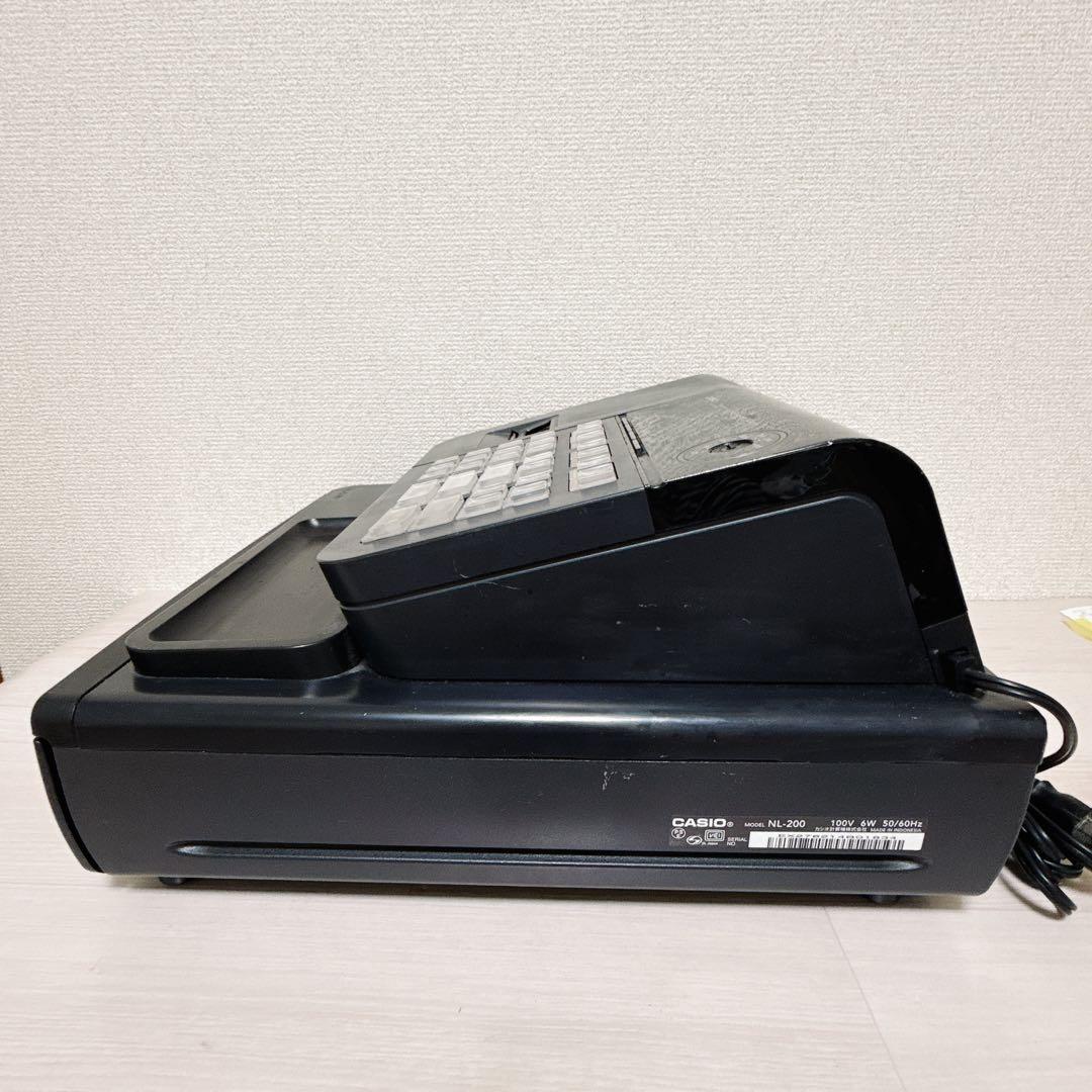 2516【希少品】CASIO NL-200 ブラック 電子レジ スター - メルカリ