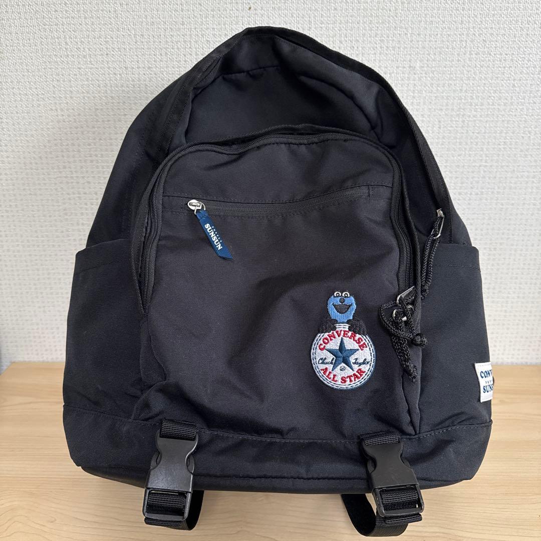 ね*山様 CONVERSE Sunsun ブラックリュック