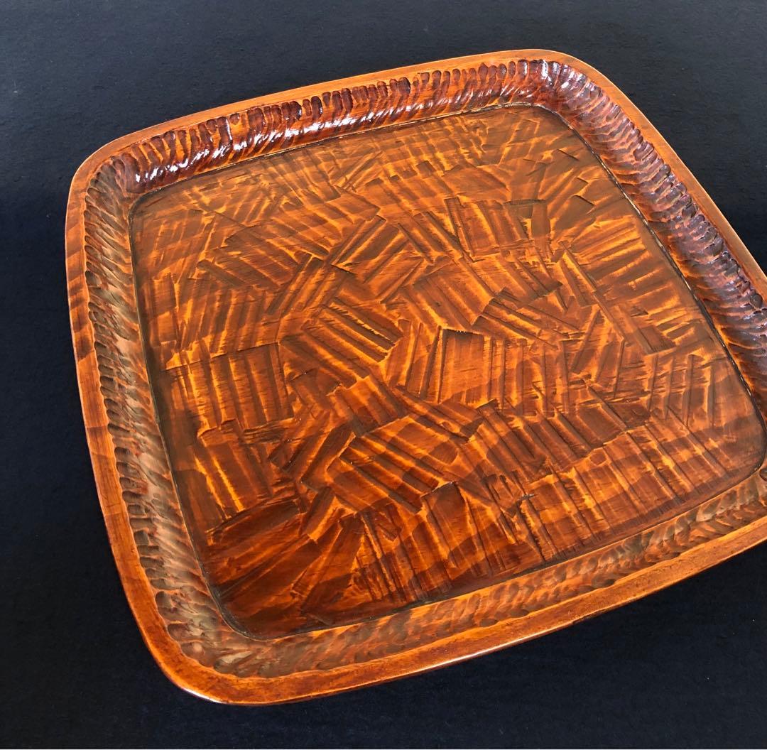 nicecats様専用 讃岐彫 吸物膳2客 小膳 刳抜 木製漆器260121