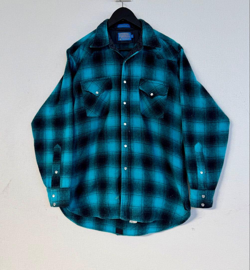 超超スペシャル 60s ペンドルトン オンブレ チェック シャツ L