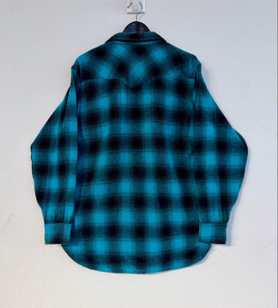 超超スペシャル 60s ペンドルトン オンブレ チェック シャツ L