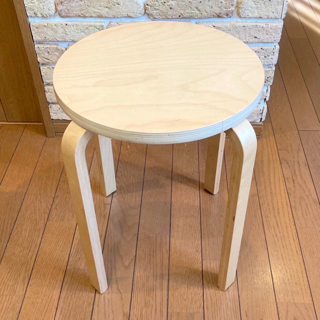 ⛵【USED☆希少】IKEA FROSTAフロスタスツール/丸椅子 - メルカリ