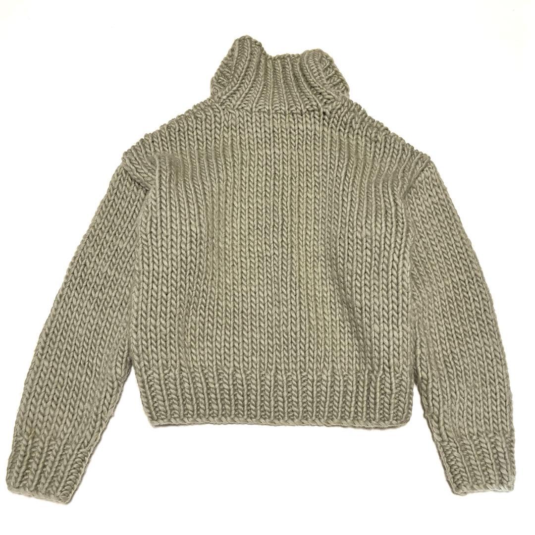 6 ROKUロク ウール ニット プルオーバー 襟 ざっくり ビューティ