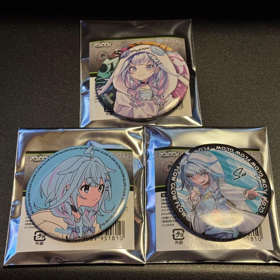 FLOW GLOW's MIXTAPE 01 水宮枢 缶バッジ ホロライブ - メルカリ