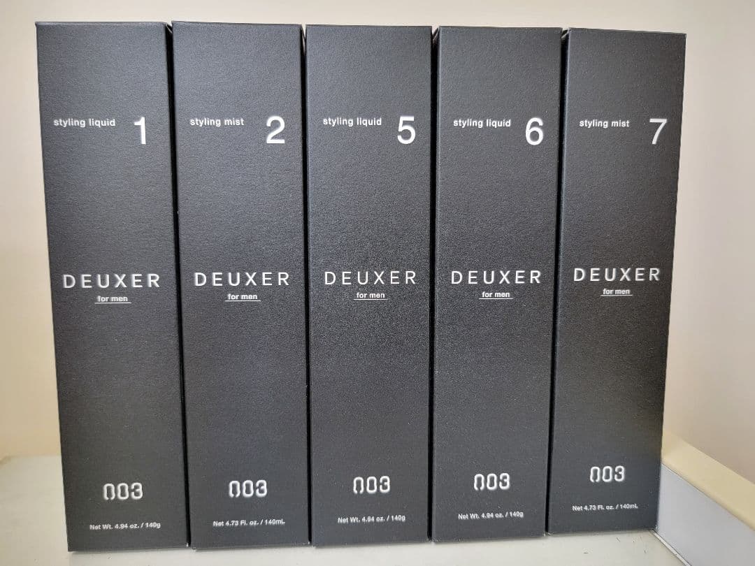 送料無料　新品　ナンバー3　デューサー　スタイリング　リキッド　ミスト