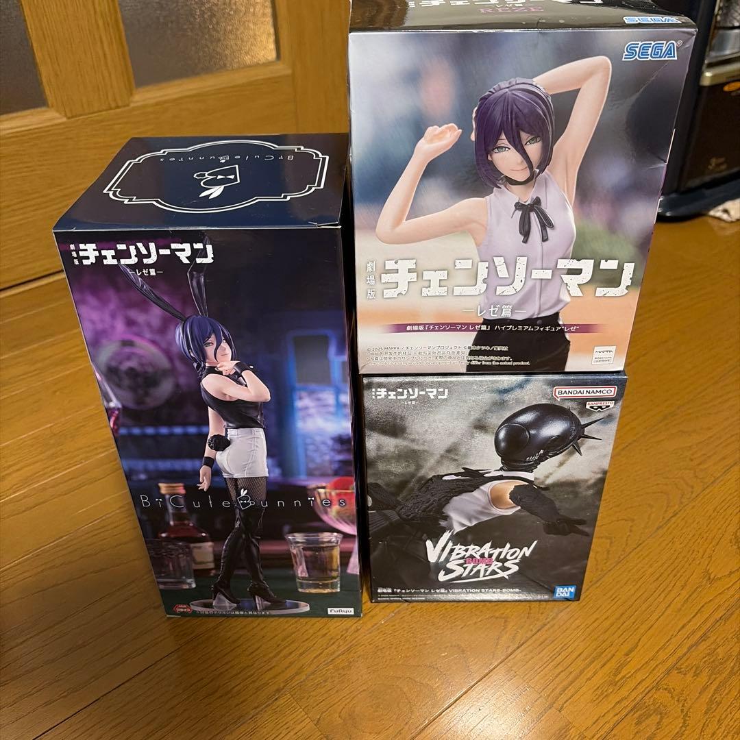 1月発売！ チェンソーマン フィギュア3体セット レゼ BOMB