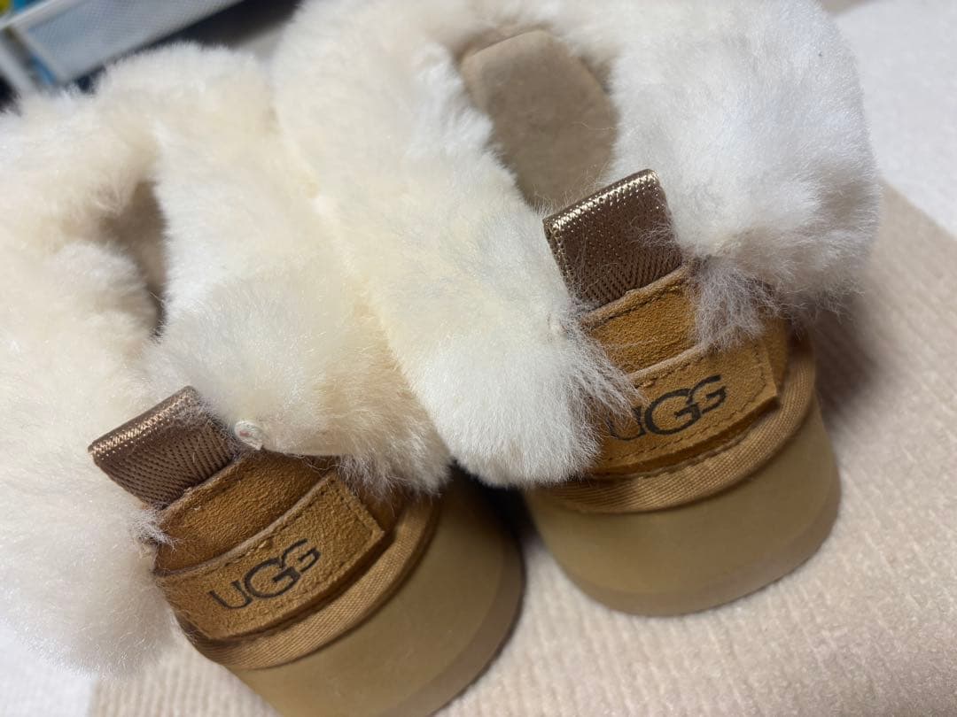 本日値下げ限定価額23.5cm厚底UGG ふわふわムートンブーツ ブラウン UGG（アグ） ブーツ レディース UGG 1157732K ブラウン 茶 シューズ 靴