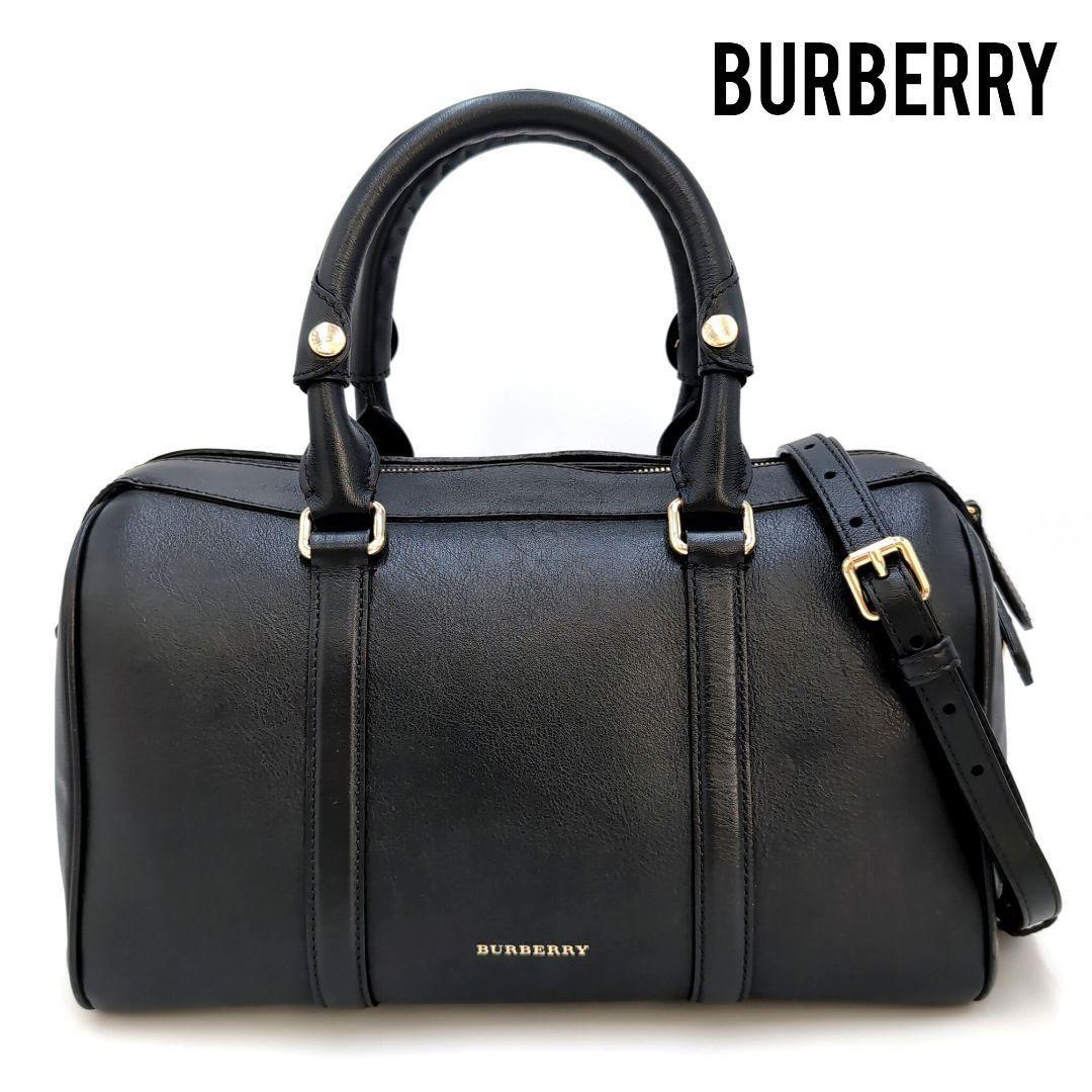 BURBERRY ボストン 2way ボウリングバッグ y2k ブラック