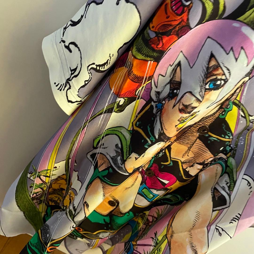 ジョジョの奇妙な冒険 ジョジョランズアロハシャツ ペインズグレー