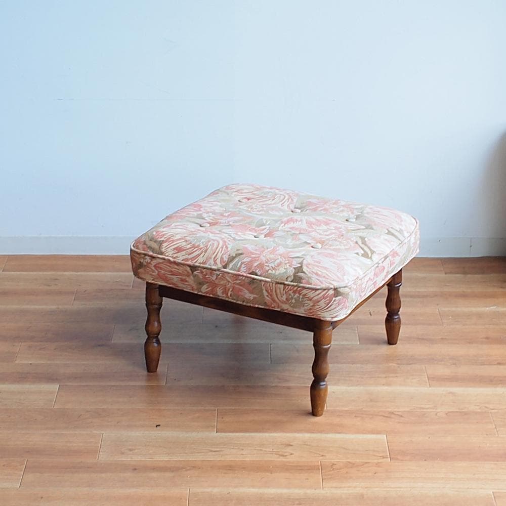 カリモク/karimoku コロニアル オットマン スツール ラタン 花柄 countryb_29deed47-c15c-4469-