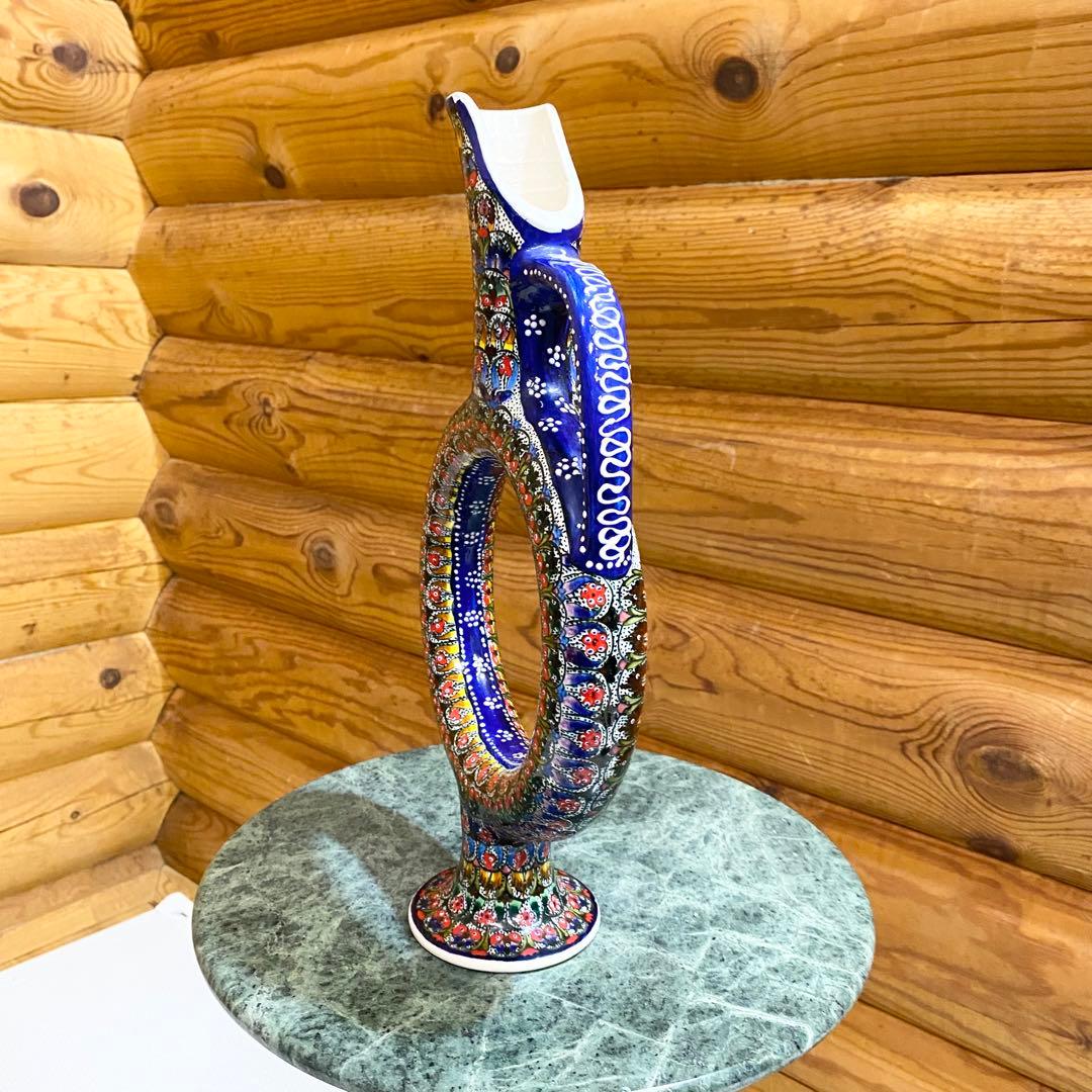 アヴァノス陶器 トルコ陶器 ワイン差し デキャンタ Chez Galip - メルカリ