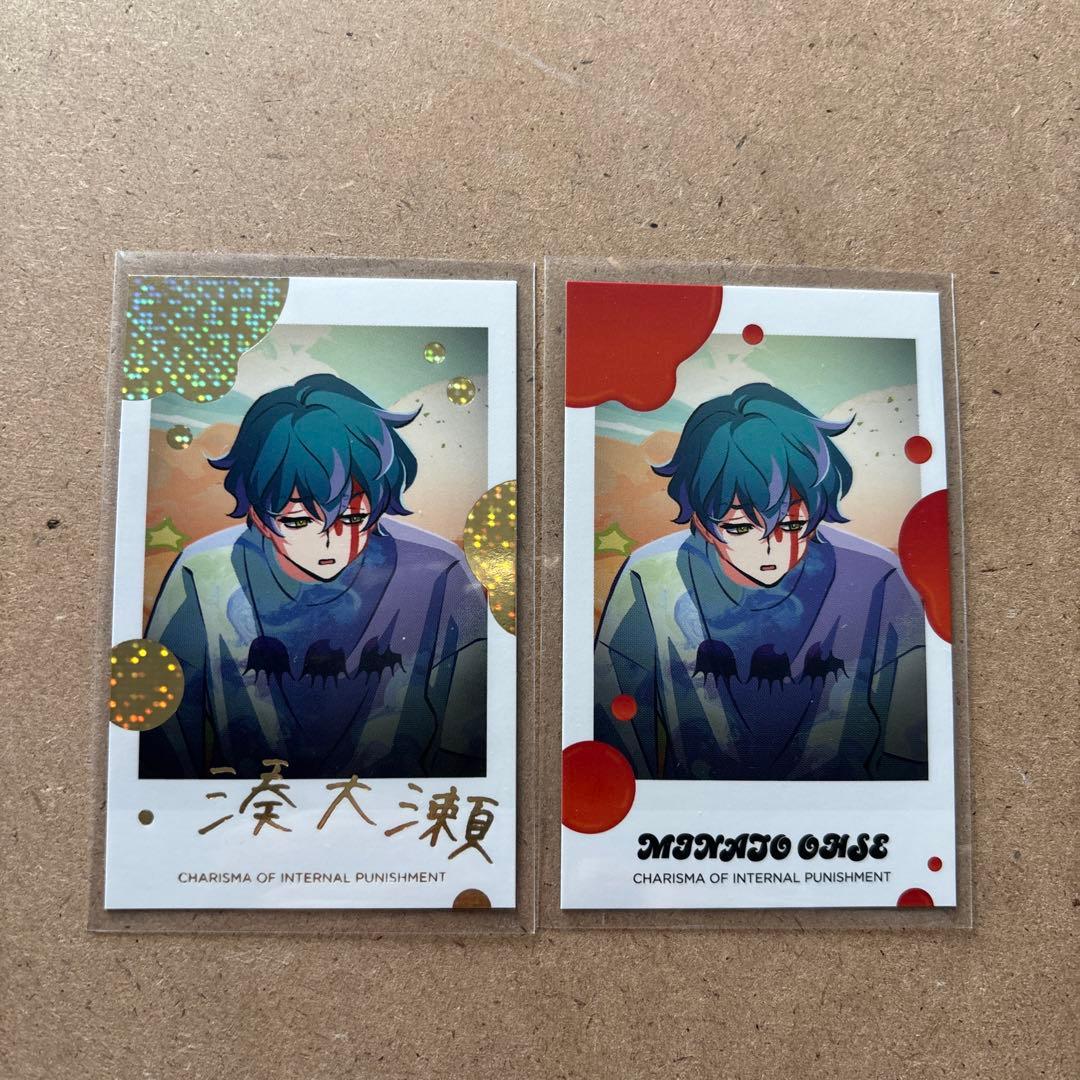 カリスマ 4周年 ガンボカフェ 湊大瀬 箔押し チェキ - メルカリ