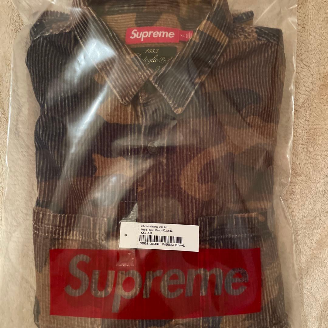 Supreme Wide Wale Corduroy Snap Shirt XL - メルカリ