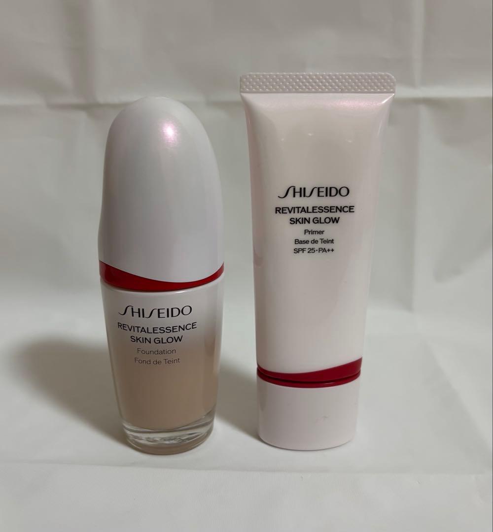 資生堂 エッセンス スキングロウ ファンデーションLinen220 ・プライマー 楽天市場】資生堂 ファンデーション 220 250 160 shell エッセンス