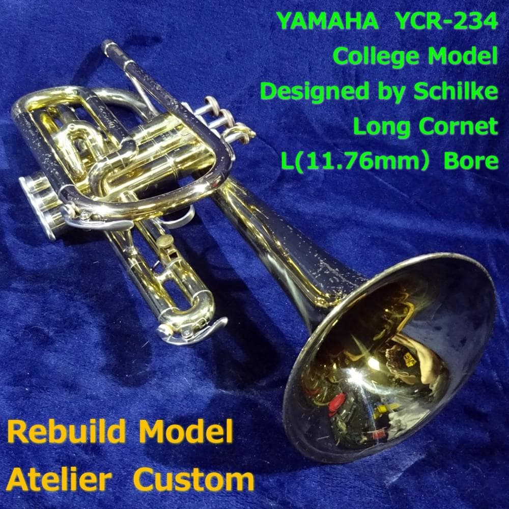 YAMAHA YCR-234 ロングコルネット L ボア アトリエカスタム - メルカリ