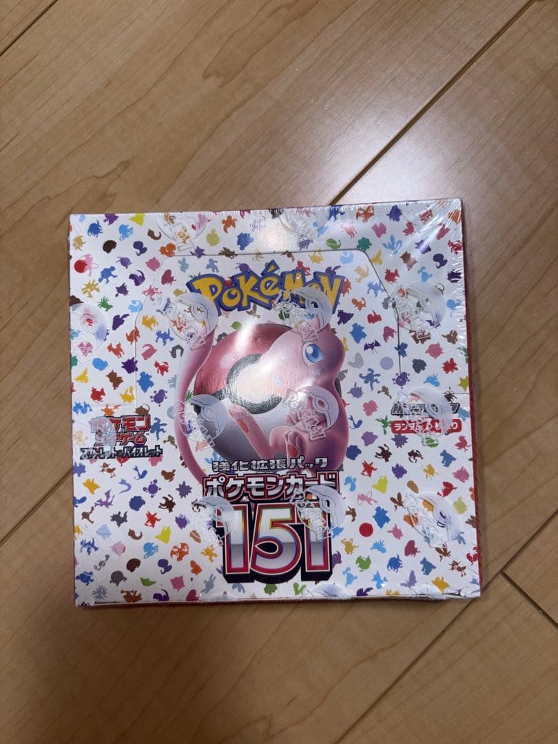 ポケモンカードゲーム151新品未開封シュリンク付 き1box ポケモン151未開封BOXシュリンク付き