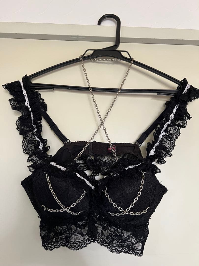 合馬1: 1点物 h.naoto h.jelly チェーンレースブラトップ