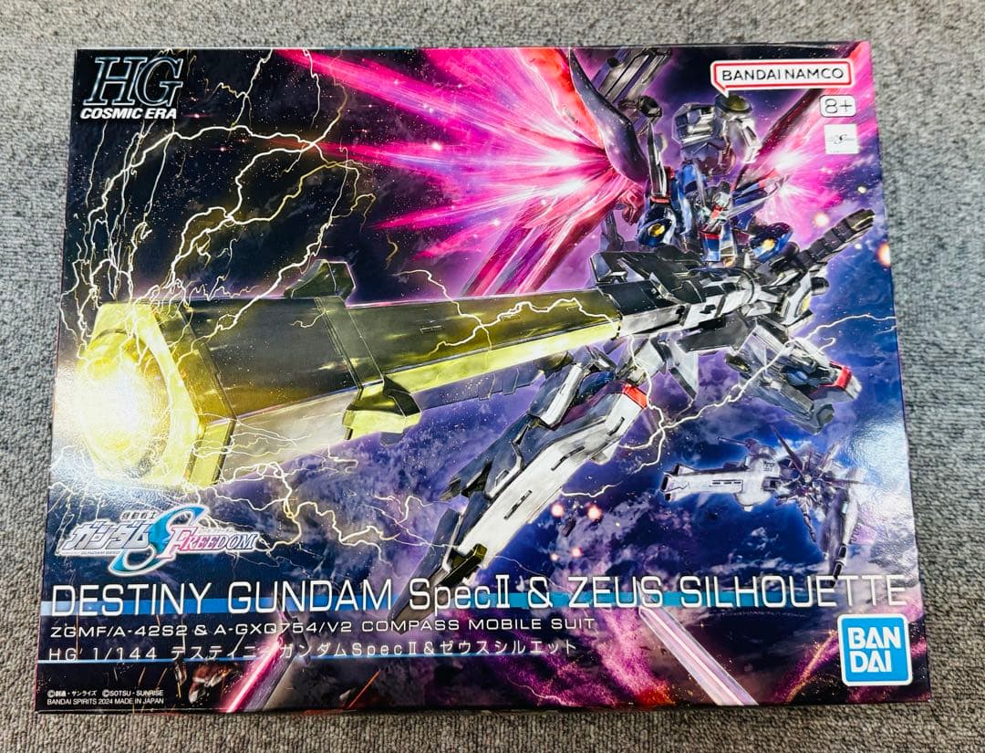 新品未開封 HG1/144 デスティニーガンダム+ゼウスシルエット