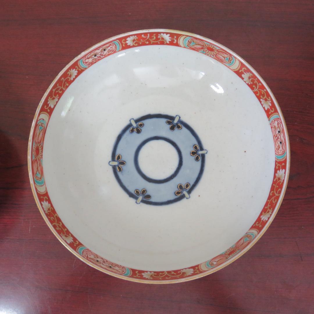 蓋物 丼 鉢 九谷 古伊万里 錦彩 鳳凰 最上手 赤絵 獅子 高台 - メルカリ
