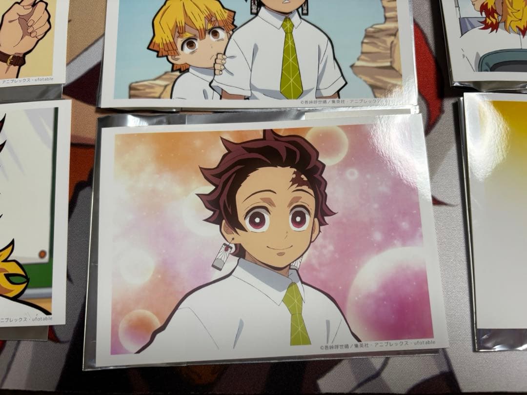 鬼滅 キメツ学園 バレンタイン編 ブロマイド ポストカードセット 煉獄