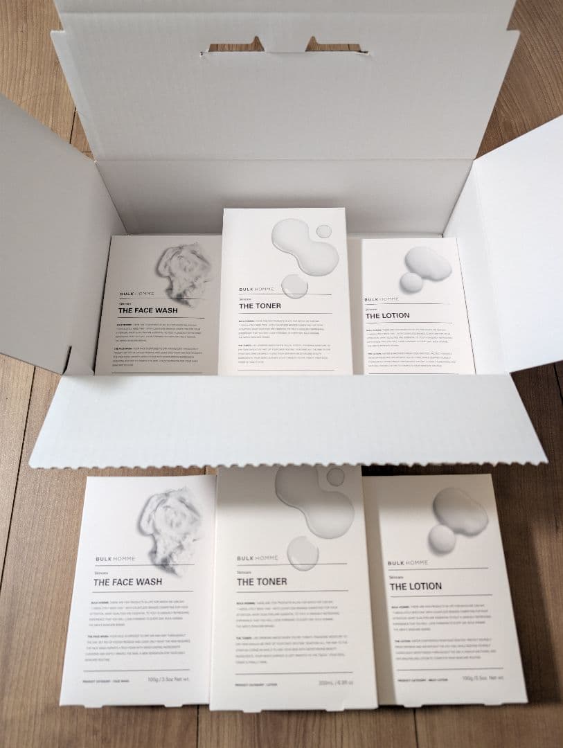 BULK HOMME バルクオム FACE CARE セット 各2点