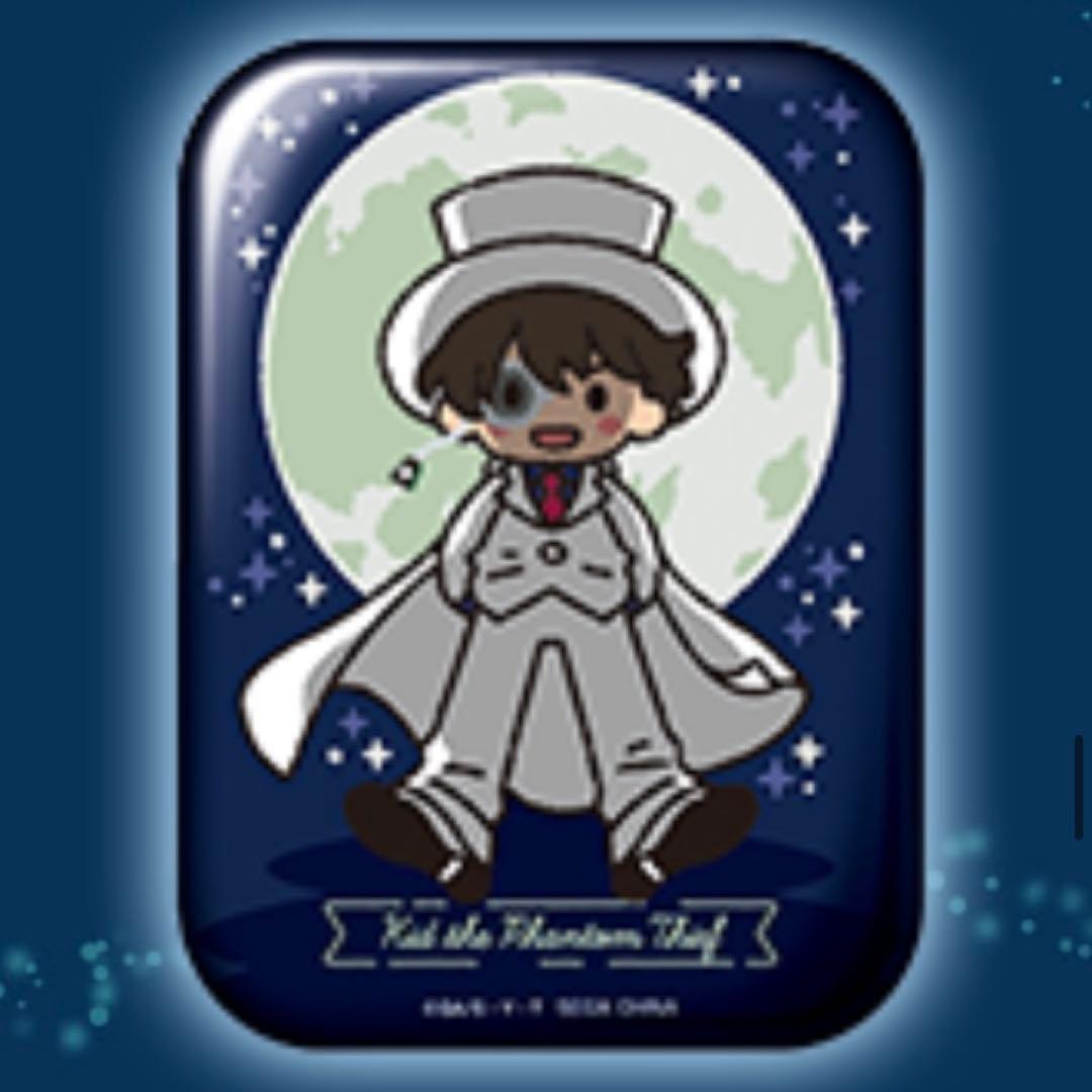 名探偵コナン】 怪盗キッド ビッグスクエア缶バッジ - メルカリ