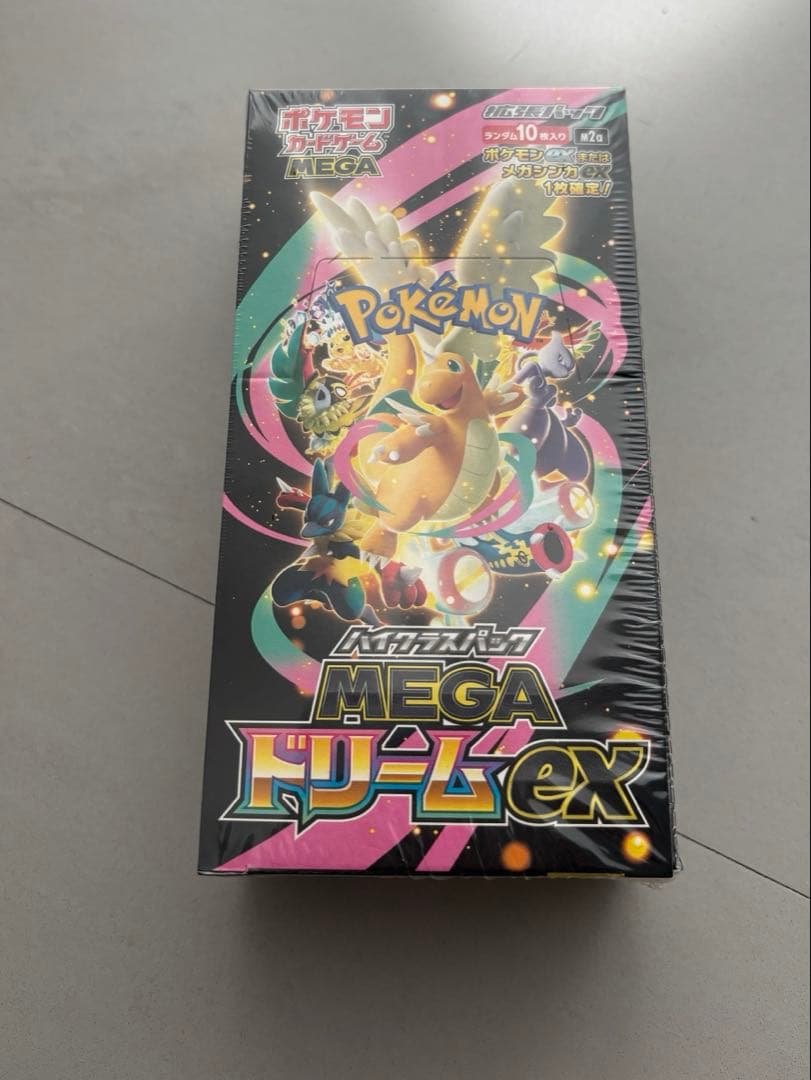 ポケモンカード MEGAドリームex シュリンク付き