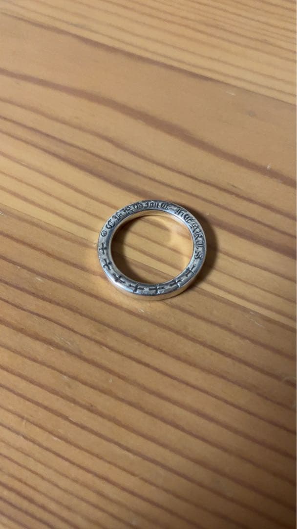 【正規品】クロムハーツ スペーサーリング 9号 プレーン 2002年製