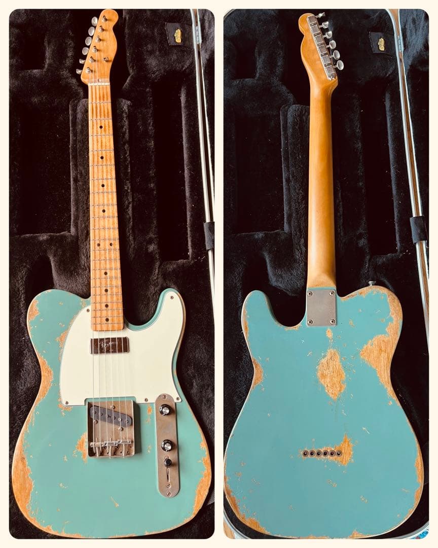 ハードレリック'59 テレキャスタータイプ 希少ピックアップ搭載 サーフ