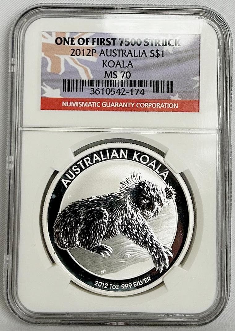 2012年 オーストラリア　コアラNGC MS70 3610542-174