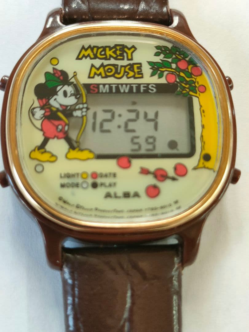 昭和レトロ　ミッキーマウスウォッチ　ALBA SP100R