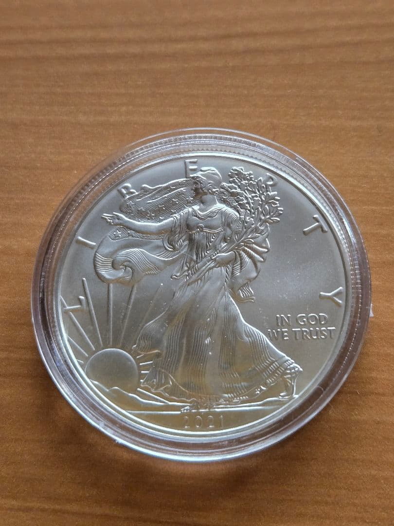 アメリカ　イーグル 銀貨　１オンス 2021年　1ドル アメリカ 2021 1ドル1オンス 銀貨 PCGS MS70 イーグル 自由の女神