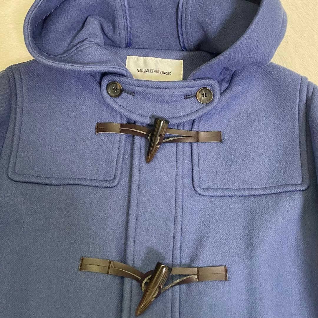 新品未使用《NATURAL BEAUTY BASIC》 ダッフルコート L 青
