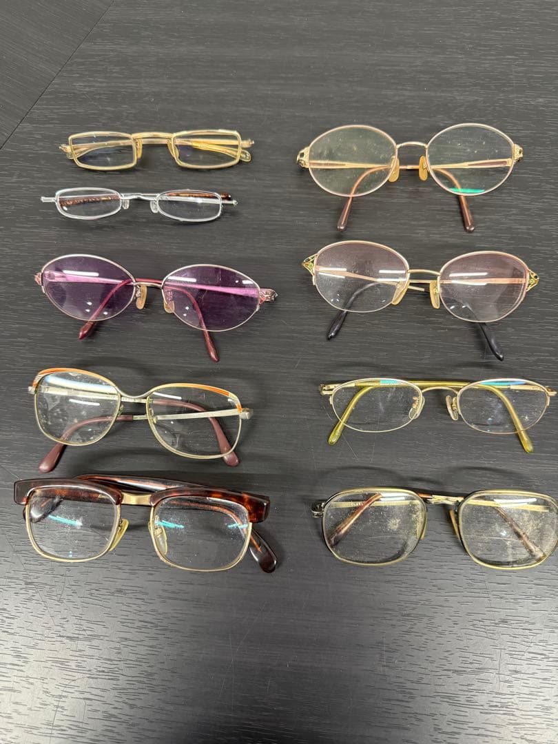 ★レトロ9本セット★ヴィンテージ 眼鏡 フレーム まとめ売り