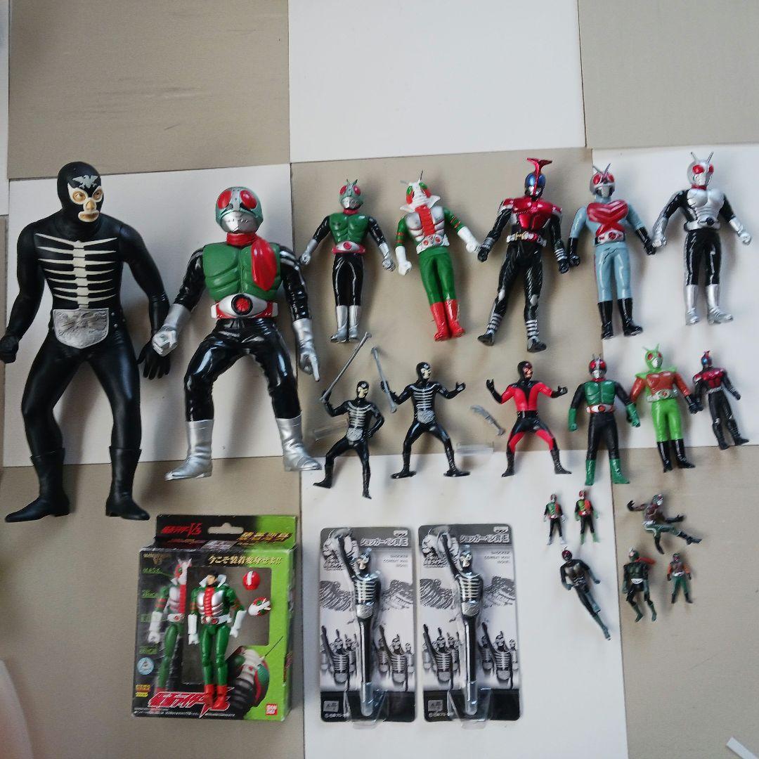 仮面ライダーV3超合金　ショッカージャンボソフビフィギア　フィギア　まとめ売り