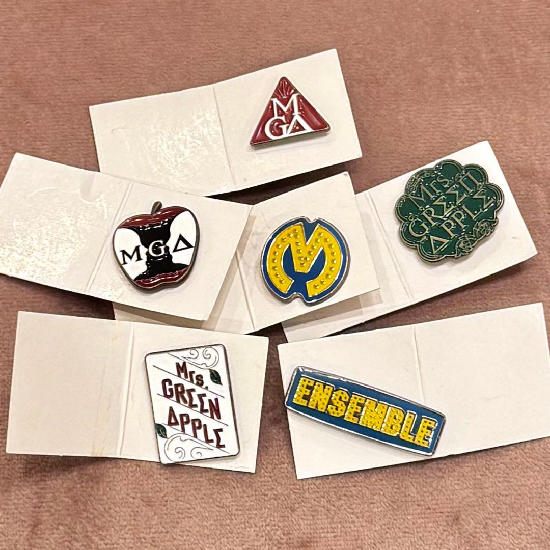 Mrs. GREEN APPLE ピンバッジ 6個セット - メルカリ