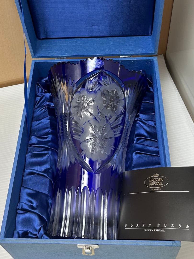 DRESDEN KRISTALL ドイツ製 花瓶 ドレスデンクリスタル DRESDEN KRISTALL ドレスデンクリスタル 花瓶 一輪挿し - メルカリ