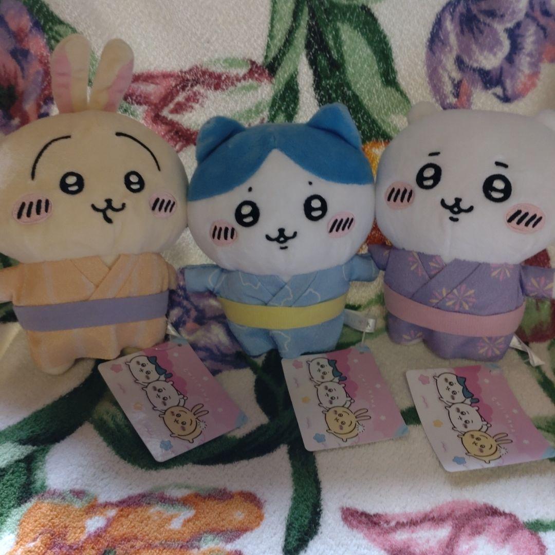 ちいかわ　ぴっち出品　浴衣ぬいぐるみ　うさぎさん