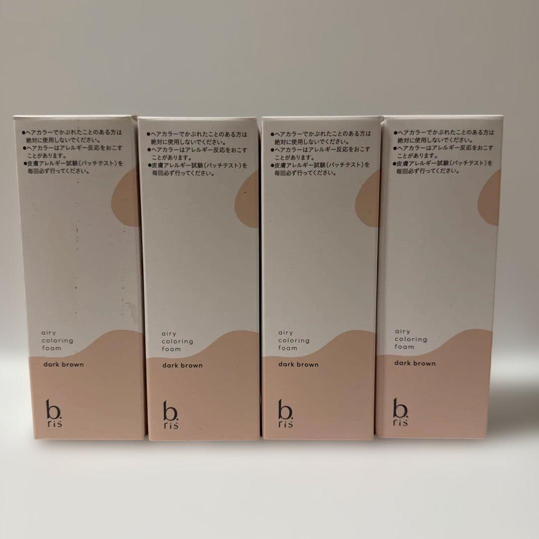 b ris ダークブラウン カラーリングフォーム★4本セット