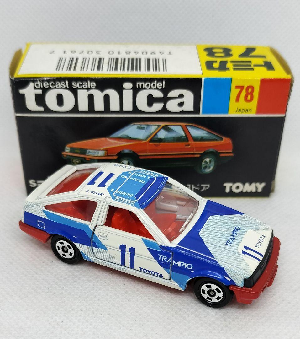 《黒箱トミカ78-4-5》トヨタカローラレビン【グループAフェア】未使用美品