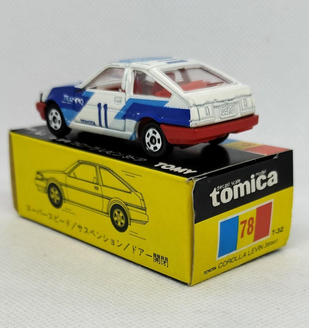 《黒箱トミカ78-4-5》トヨタカローラレビン【グループAフェア】未使用美品