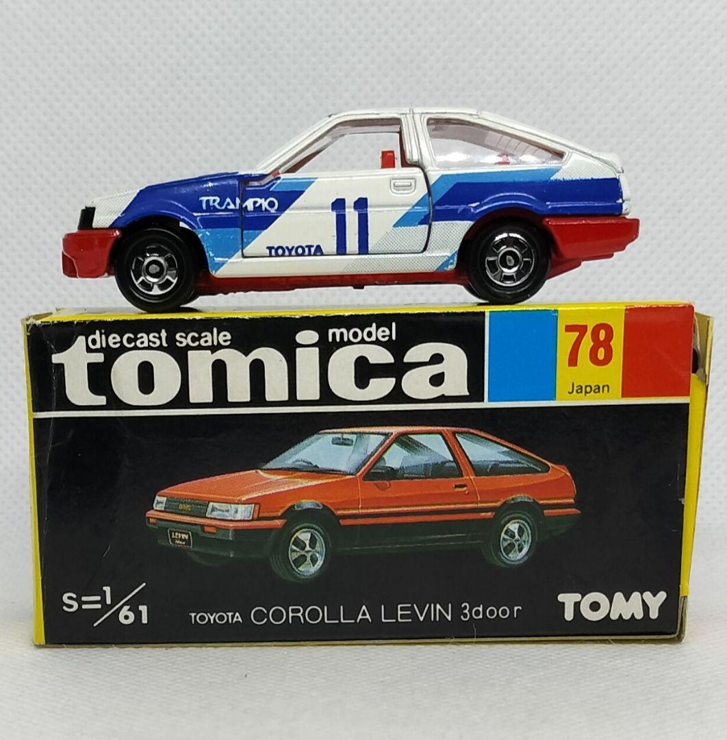 《黒箱トミカ78-4-5》トヨタカローラレビン【グループAフェア】未使用美品