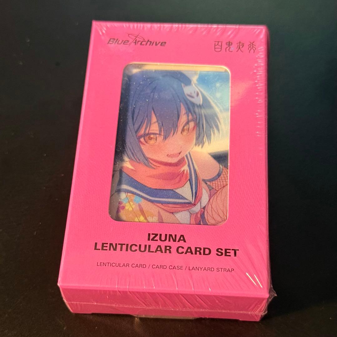 韓国限定公式」ブルーアーカイブ 4周年 イズナ レンティキュラーカード