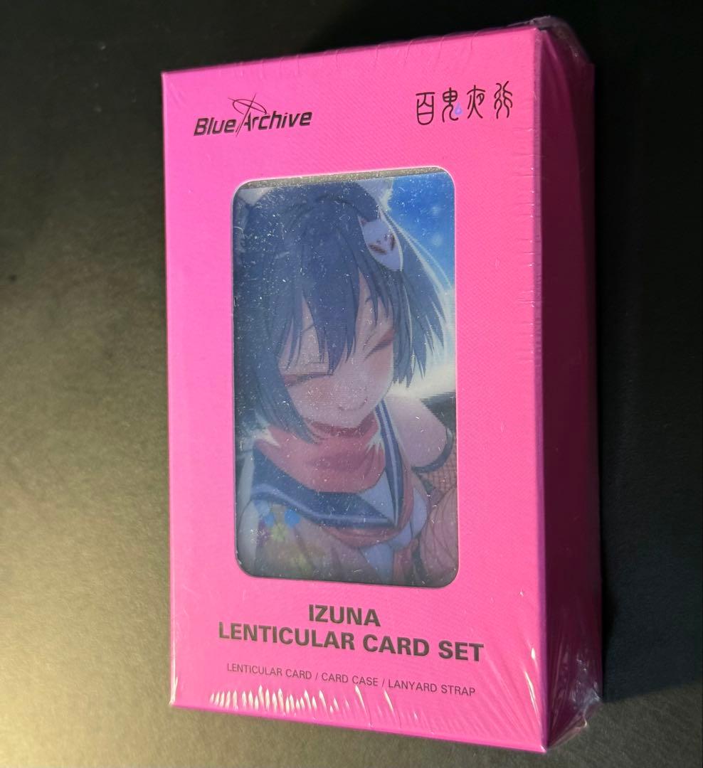 韓国限定公式」ブルーアーカイブ 4周年 イズナ レンティキュラーカード