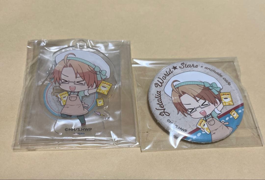 ヘタリア アメリカ アクスタ 缶バッジ - メルカリ