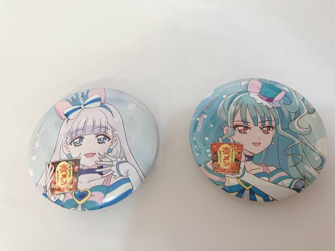 炎メシ 缶バッジ キュアニャミー・キュアリリアン - メルカリ