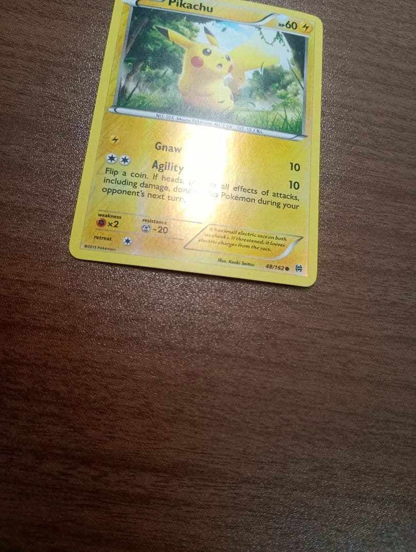 ポケモンカード ポケカ ピカチュウ リバースホロ 海外限定 英語版 正規